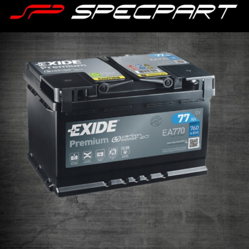 Ogłoszenie - Akumulator Exide Premium 77Ah 760A Łódź - Łódź - 389,00 zł
