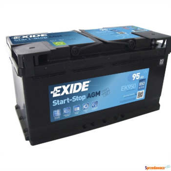 Ogłoszenie - Akumulator 95 Ah 850 A EXIDE AGM - darmowy dowóz i wymiana - Gdańsk - 830,00 zł