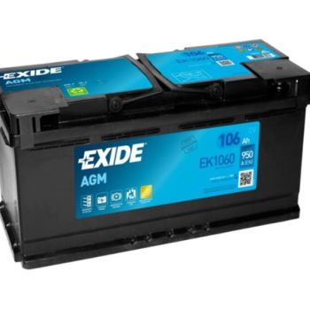 Ogłoszenie - Akumulator 106Ah 950A en Exide EK1060 Agm Start&Stop - Luboń - 949,00 zł