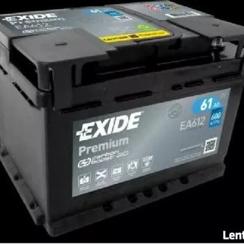 Ogłoszenie - Akumulator 61Ah 600A Exide Premium EA612 PRAWY PLUS - Mazowieckie - 319,00 zł