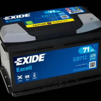 Ogłoszenie - Akumulator 71Ah 670A en Exide Excell EB712 - Luboń - 359,00 zł