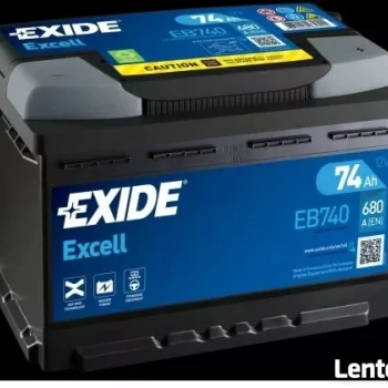 Ogłoszenie - Akumulator 74Ah 680A EN Exide Excell EB740 PRAWY PLUS - Mazowieckie - 359,00 zł