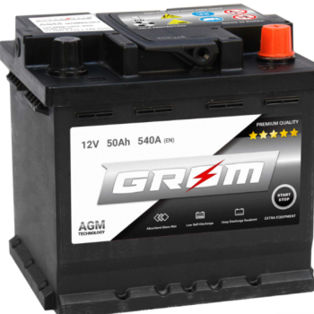 Ogłoszenie - Akumulator 50Ah 540A Grom Agm Start&Stop Prawy Plus - Kalisz - 520,00 zł