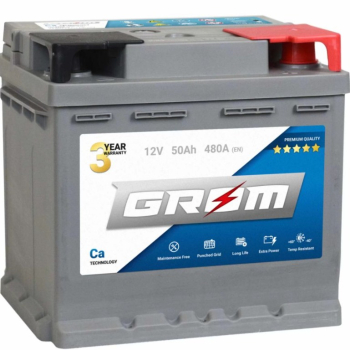 Ogłoszenie - Akumulator 50Ah 480A Grom Premium Prawy Plus - Kalisz - 330,00 zł