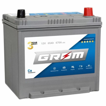 Ogłoszenie - Akumulator 65Ah 670A Grom Premium Japan Prawy Plus - Kalisz - 390,00 zł