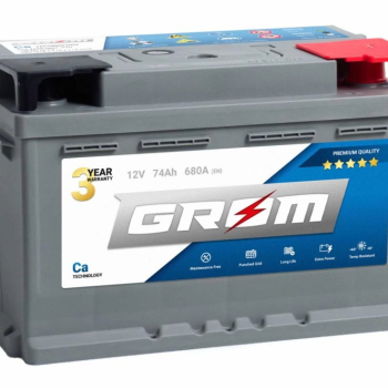 Ogłoszenie - Akumulator 74Ah 680A Grom Premium Niski Prawy Plus - Kalisz - 450,00 zł