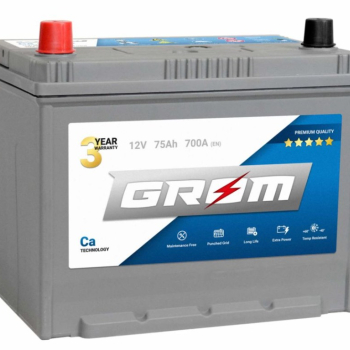 Ogłoszenie - Akumulator 75Ah 700A Grom Premium Japan Lewy Plus - Kalisz - 450,00 zł