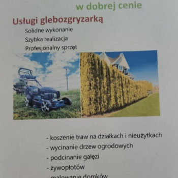 Ogłoszenie - Koszenie kosiarką spalinową - Mazowieckie - 1,00 zł