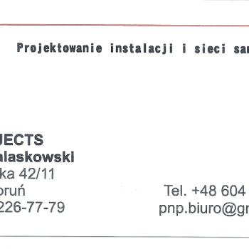 Ogłoszenie - Projekt wewnętrznych instalacji sanitarnych - Kujawsko-pomorskie