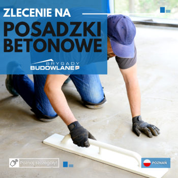 Ogłoszenie - Posadzki maszynowe z posypką - Poznań - Wielkopolskie