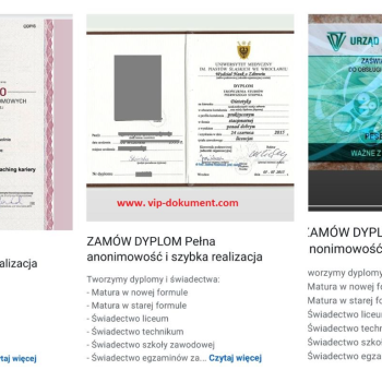 Ogłoszenie - Kupię dyplom magistra z wpisem, Kupię dyplom licencjat, Kupię dyplom ukończenia studiów - Opolskie - 1 900,00 zł