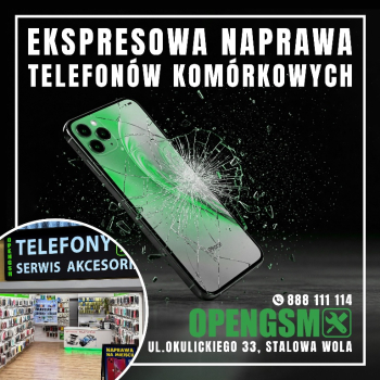 Ogłoszenie - OPENGSM SERWIS TELEFONÓW KOMÓRKOWYCH STALOWA WOLA