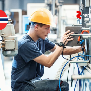 Ogłoszenie - Elektryk linii produkcyjnej – praca w Norwegii (1927)