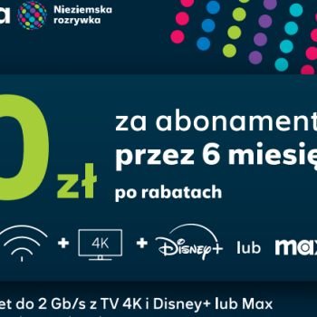 Ogłoszenie - Szybki internet 2GB/s + TV-teraz 6 m-cy za 0zł - 85,00 zł