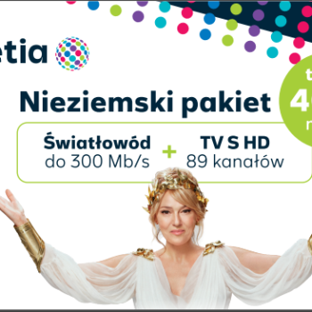 Ogłoszenie - Nieziemski pakiet światłowód + TV - 40,00 zł