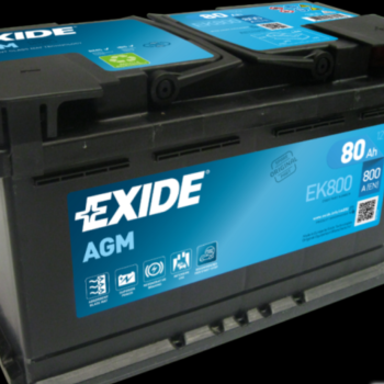 Ogłoszenie - Akumulator 80Ah 800A Exide AGM start&stop - Darmowy dowóz i wymiana - Lublin - 710,00 zł