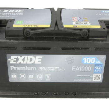 Ogłoszenie - Akumulator 100Ah 900A Exide Premium EA1000 EN PRAWY PLUS - Bemowo - 495,00 zł