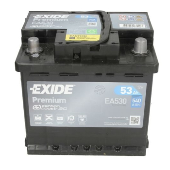 Ogłoszenie - Akumulator 53Ah 540A Exide Premium EA530 PRAWY PLUS - Bemowo - 300,00 zł
