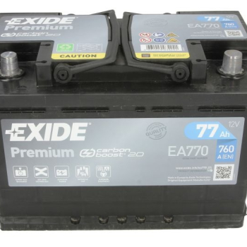 Ogłoszenie - Akumulator 77Ah 760A Exide Premium EA770 PRAWY PLUS - Bemowo - 389,00 zł