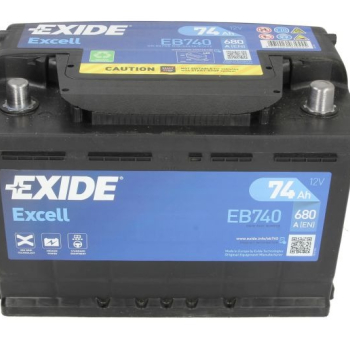 Ogłoszenie - Akumulator 74Ah 680A Exide Excell EB740 PRAWY PLUS - Bemowo - 359,00 zł