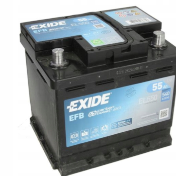 Ogłoszenie - Akumulator 55Ah 480A en Exide EL550 EFB - Luboń - 399,00 zł