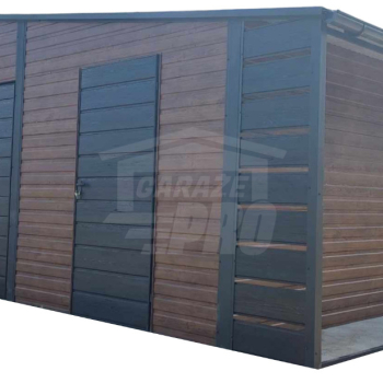 Ogłoszenie - Garaż blaszany 10x6m + wiata 1m 2x Brama uchylna 2x okno drzwi rynny dach  GP455 - Małopolskie - 24 890,00 zł
