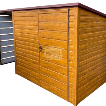 Ogłoszenie - Schowek Domek Ogrodowy 2,5x2m + wiata 1m -Drzwi GP546 - Śląskie - 4 150,00 zł