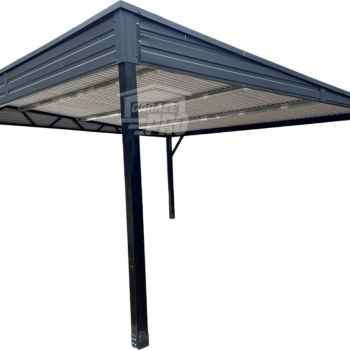 Ogłoszenie - Wiata samochodowa CarPort 6x5,8m - antracyt - dach spad w tył GP487 - 12 800,00 zł