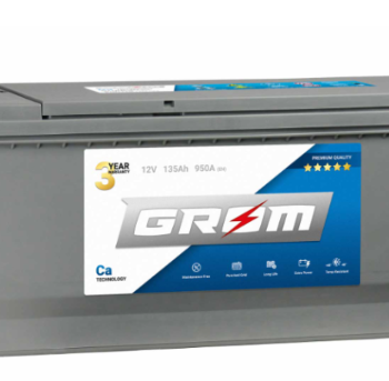 Ogłoszenie - Akumulator 135Ah 950A Grom Premium ze stopką Lewy Plus - Kalisz - 750,00 zł