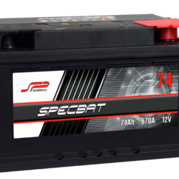 Ogłoszenie - Akumulator 74Ah 670A Specbat Prawy Plus niski - Kalisz - 319,00 zł