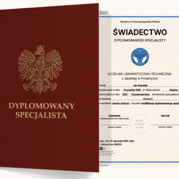 Ogłoszenie - Dyplom ukończenia studiów magisterskich Dyplom maturalny cena - Szczecin - 950,00 zł