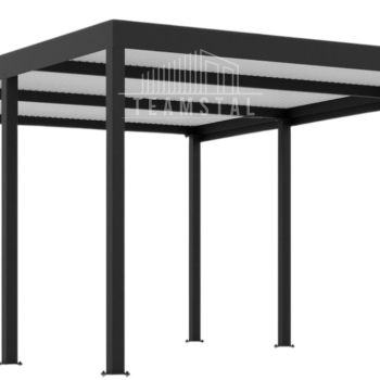 Ogłoszenie - CarPort PREMIUM - Wiata samochodowa 4x5 Antracyt - TS1041 - 9 990,00 zł