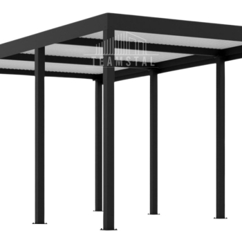 Ogłoszenie - CarPort PREMIUM - Wiata samochodowa 3x5 Antracyt - TS1038 - Żary - 7 500,00 zł