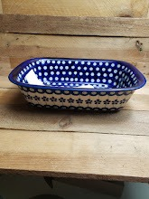 Ogłoszenie - Ceramiczne naczynie do zapiekania Bolesławiec – Dekor 166A - Dolnośląskie - 160,00 zł