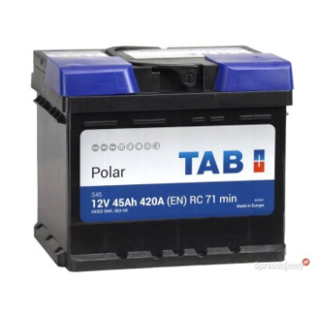 Ogłoszenie - Akumulator 45Ah 420A Tab Polar S niski Darmowy Dowóz I WYMIANA - 220,00 zł