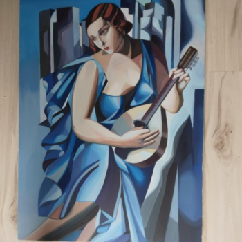 Ogłoszenie - Sprzedam obraz malowany ręcznie - tamara łempicka - Kraśnik - 560,00 zł