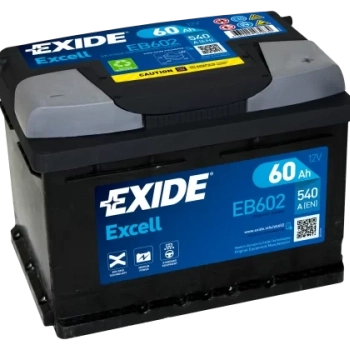 Ogłoszenie - Akumulator 60Ah 540A Exide Excell EB602 EN PRAWY PLUS DARMOWY DOWÓZ - Radom - 299,00 zł