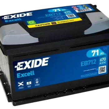 Ogłoszenie - Akumulator 71Ah 670A Exide Excell PRAWY PLUS DARMOWY DOWÓZ - 359,00 zł