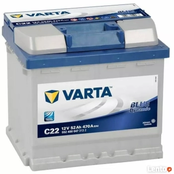 Ogłoszenie - Akumulator 52Ah 470A Varta Blue Dynamic C22 / DARMOWY DOWÓZ! - Tychy - 269,00 zł