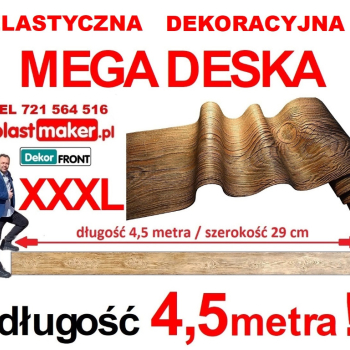 Ogłoszenie - Belki dekoracyjne sufitowe, lamele, maskownice NA WYMIAR drewna faux wood elastyczna deska