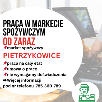 Ogłoszenie - Praca w markecie, Dino Polska S.A., Pietrzykowice