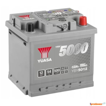 Ogłoszenie - Akumulator 54Ah 500A yuasa silver 12V prawy plus DARMOWY dowóz i wymiana - 299,00 zł