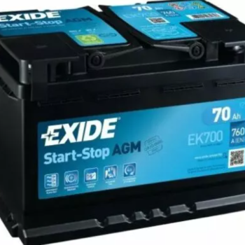 Ogłoszenie - Akumulator 70Ah 760A EN EXIDE AGM EK700-DARMOWY DOWÓZ - 598,00 zł