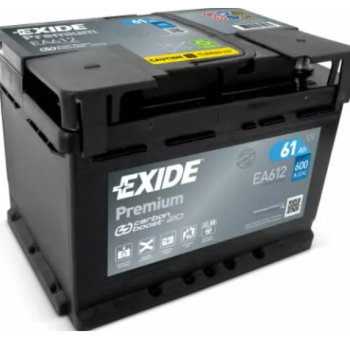 Ogłoszenie - Akumulator 61Ah 600A EA612 Exide Premium-DARMOWY DOWÓZ - 309,00 zł