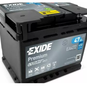 Ogłoszenie - Akumulator 47Ah 450A EA472 Exide Premium-DARMOWY DOWÓZ - 255,00 zł