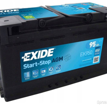Ogłoszenie - Akumulato 95Ah 850A ENr EXIDE AGM START&STOP EK950 DARMOWY DOWÓZ - 830,00 zł