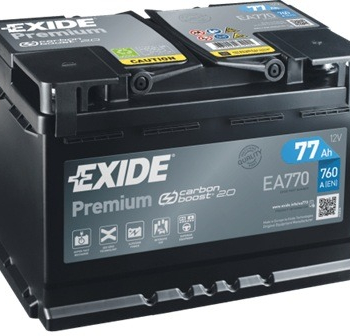 Ogłoszenie - Akumulator Exide Premium 77Ah 760A EA770 PRAWY PLUS - Ostrowiec Świętokrzyski - 369,00 zł