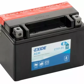 Ogłoszenie - Akumulator motocyklowy EXIDE ETX9-BS YTX9-BS 12V 8Ah 120A - Tychy - 129,00 zł
