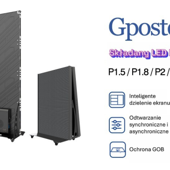 Ogłoszenie - Ekran LED składany wynajem: P1.8, P2, P2.5, P3