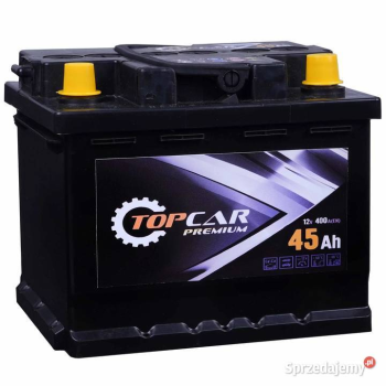 Ogłoszenie - Akumulator 45Ah 400A TOPCAR PREMIUM DARMOWY DOWÓZ - Radom - 280,00 zł